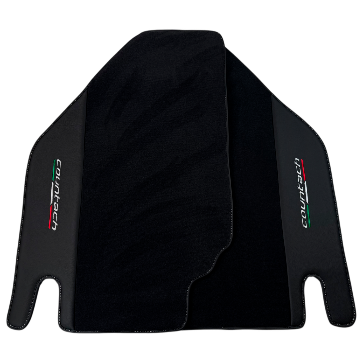 Premium Black Leather Floor Mats for Lamborghini Diablo (1990-2001)