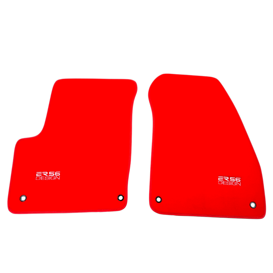 Red Floor Mats for Chevrolet Kalos (2002-2011) by ER56 Design