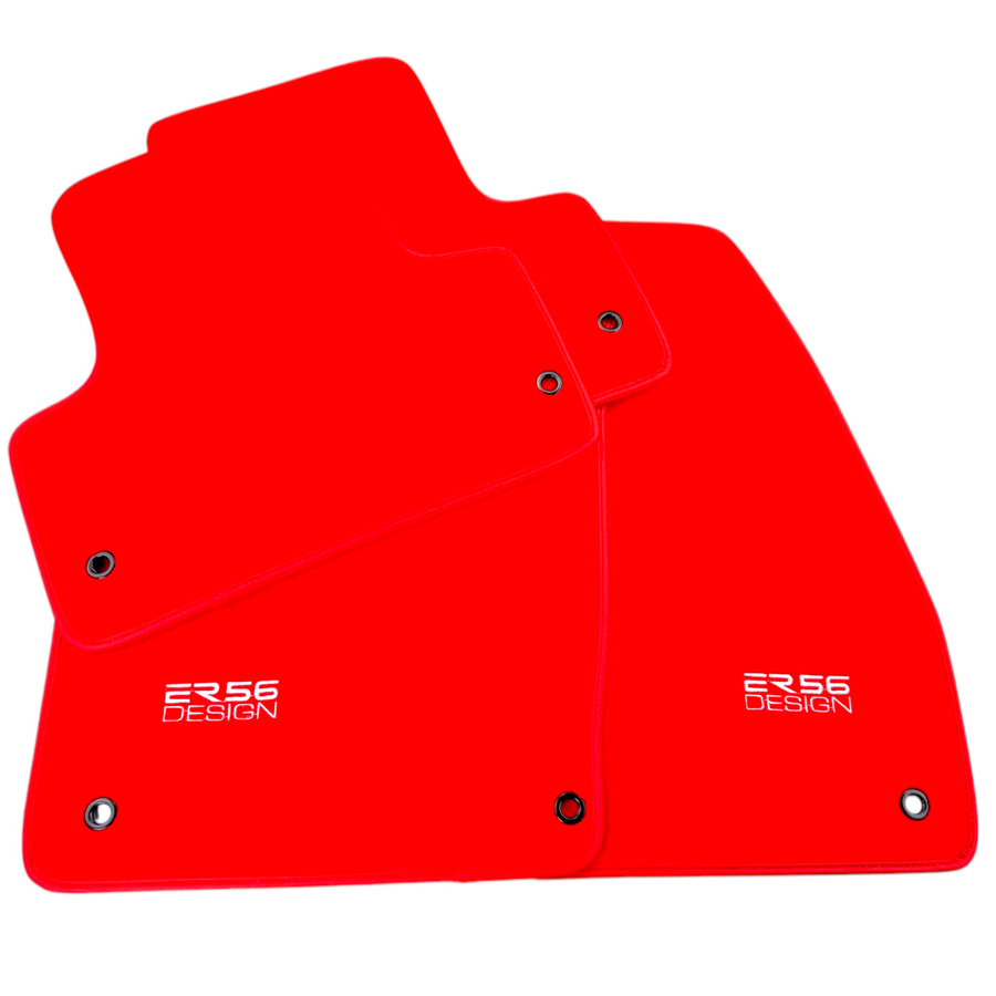 Red Floor Mats for Chevrolet Captiva C140 5-Seater (2011-2015) by ER56 Design