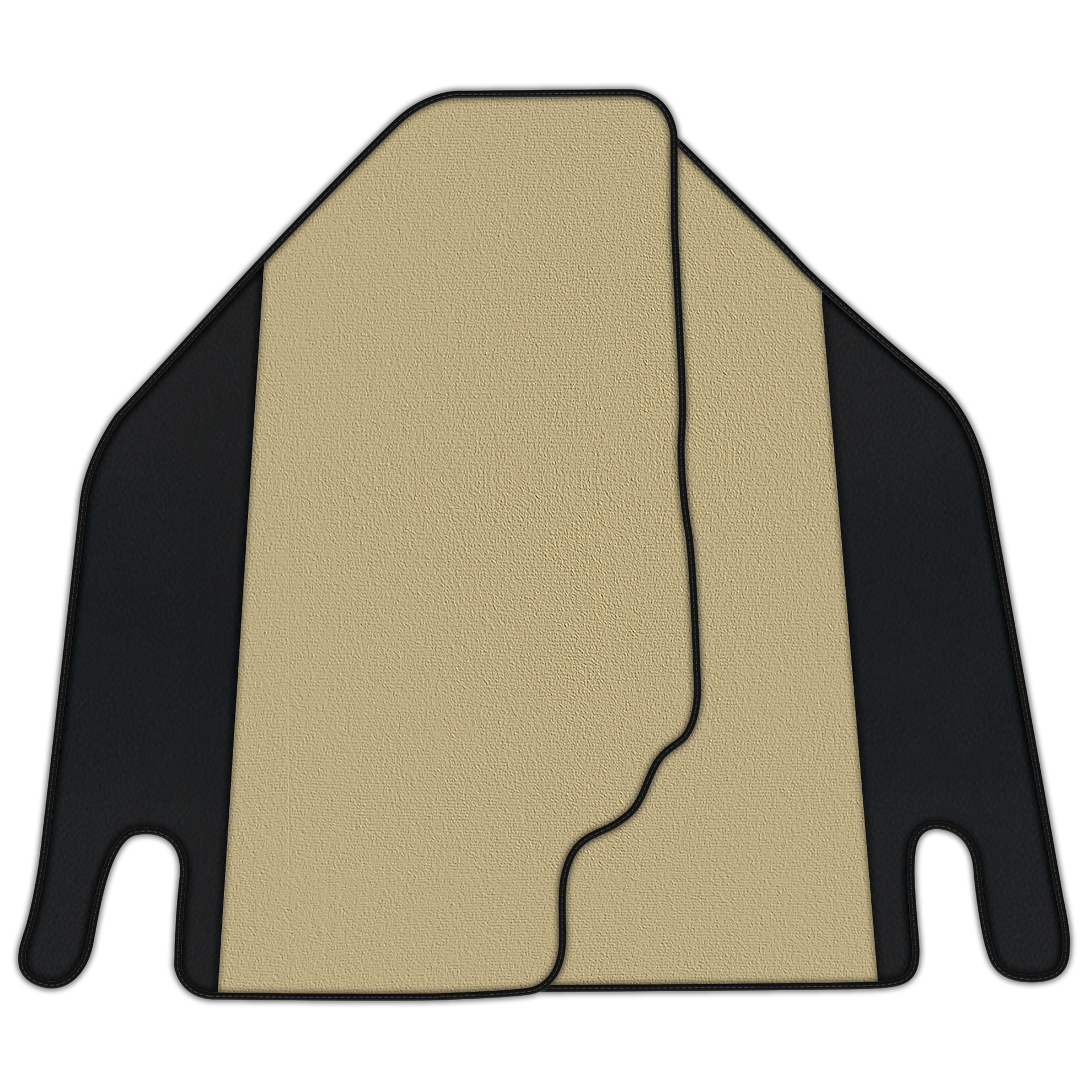 Customizable Floor Mats From Carpet With Leather for Lamborghini Countach (1974–1990)