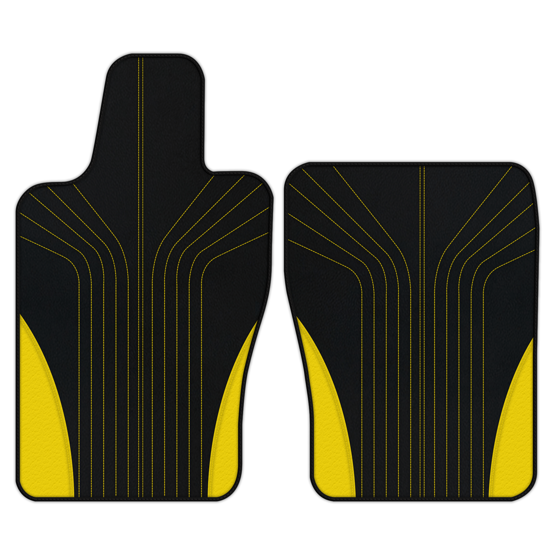 Customizable Leather Floor Mats with Viper Hex Pattern for Aston Martin V8 Vantage (2019-2025) - AutoWin