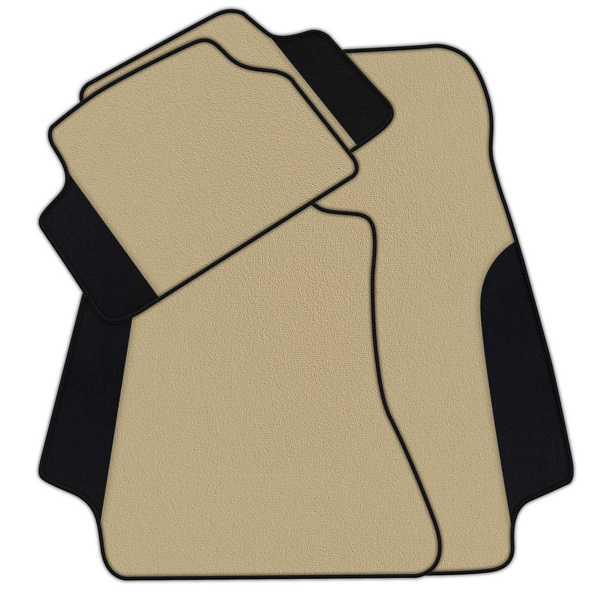 Customizable Floor Mats From Carpet With Leather for Mercedes Benz A-Class W177 Sedan (2019-2023)