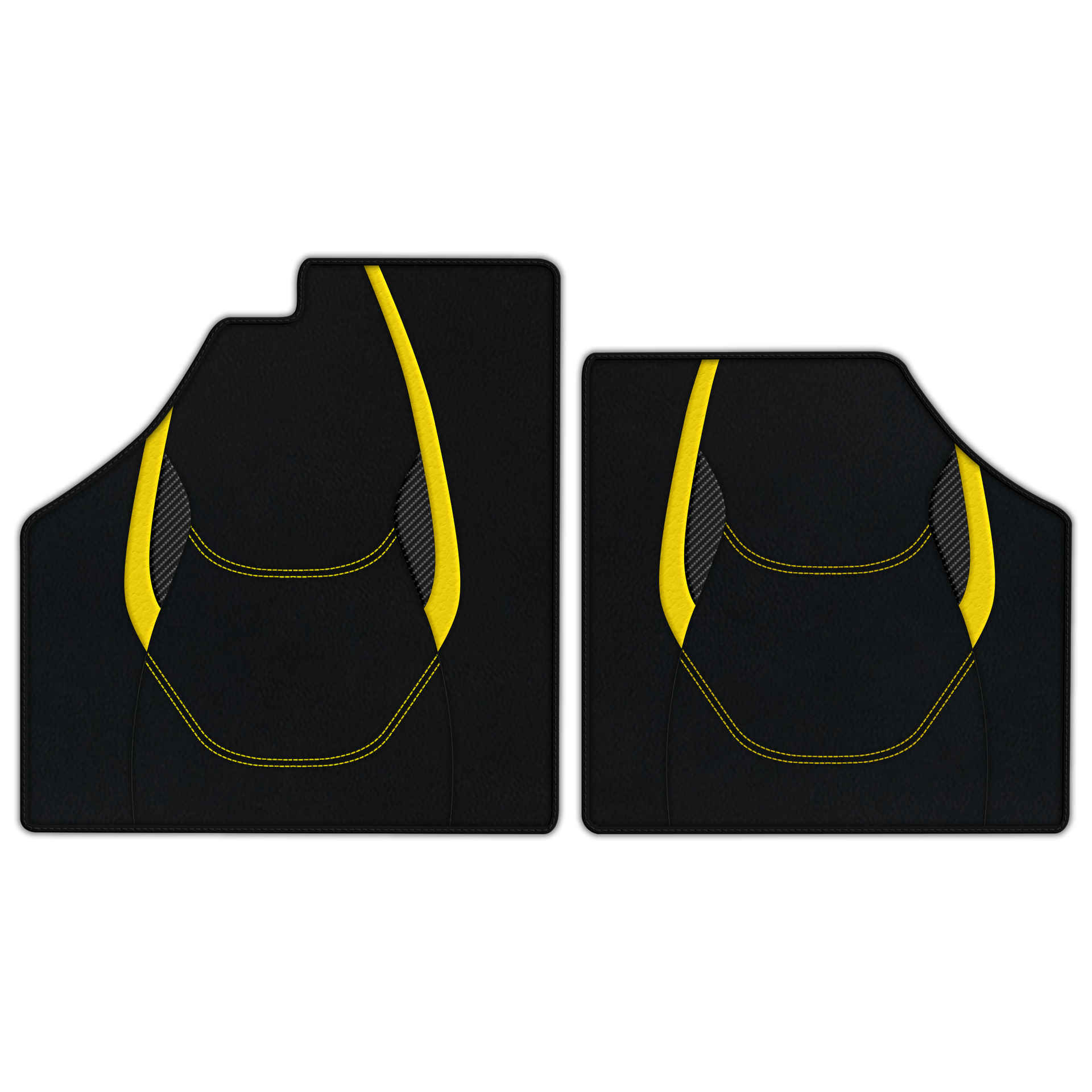 Custom Leather Floor Mats for Ferrari 812 GTS - AW23 Pattern
