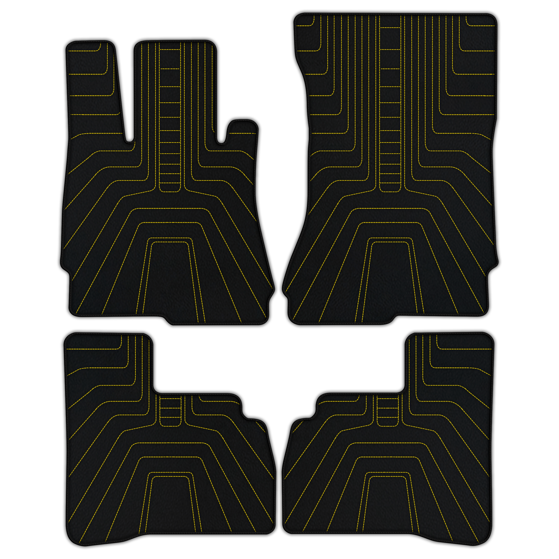 Customizable Mercedes-Benz G-Class Leather Floor Mats - AW13 Pattern