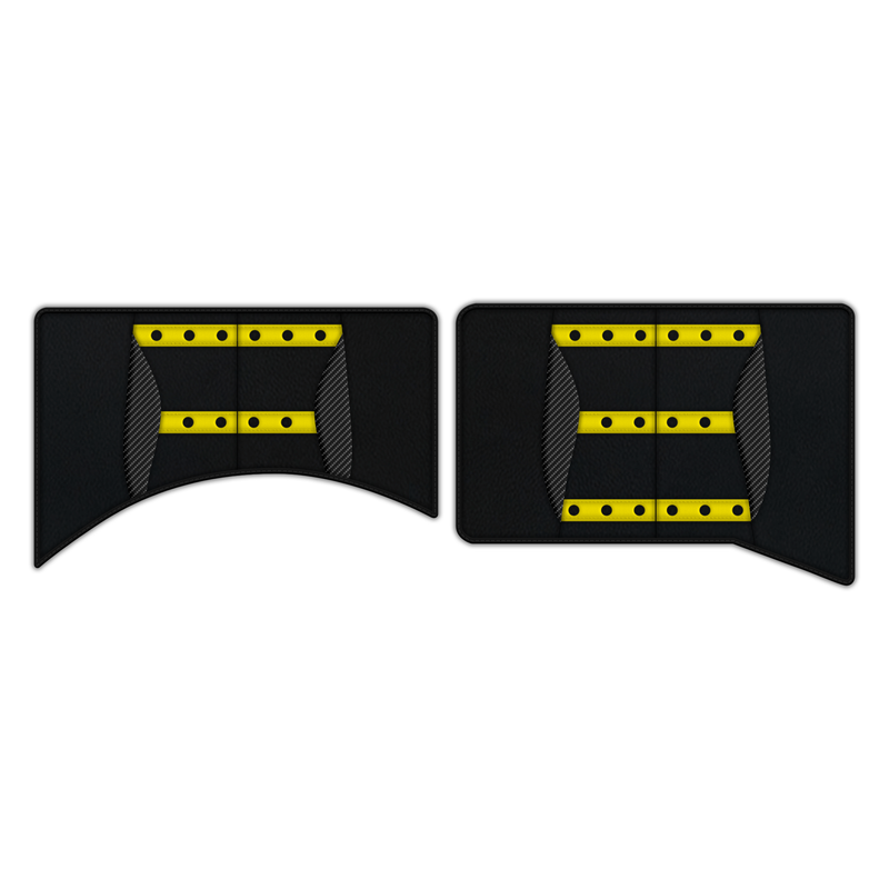 Customizable Leather Floor Mats with AW23 Pattern for Ferrari Daytona SP3 (2022-2025)