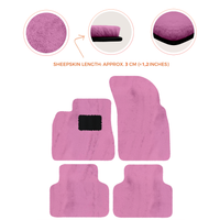 Premium Luxury Sheepskin Floor Mats for Bentley Bentayga 2015-2023