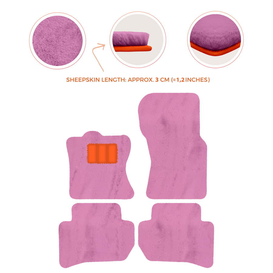 Premium Sheepskin Floor Mats for 2010-2013 Range Rover Sport