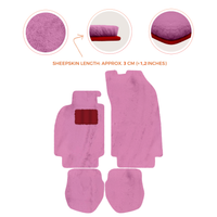 Sheepskin Floor Mats for Porsche 911 - 964 (1989-1994) - Sheepskin Length, Various Color Options