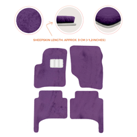 Premium Quality Sheepskin Floor Mats for Porsche 550 (1953-1956)