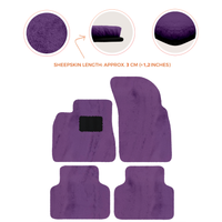 Premium Luxury Sheepskin Floor Mats for Bentley Bentayga 2015-2023