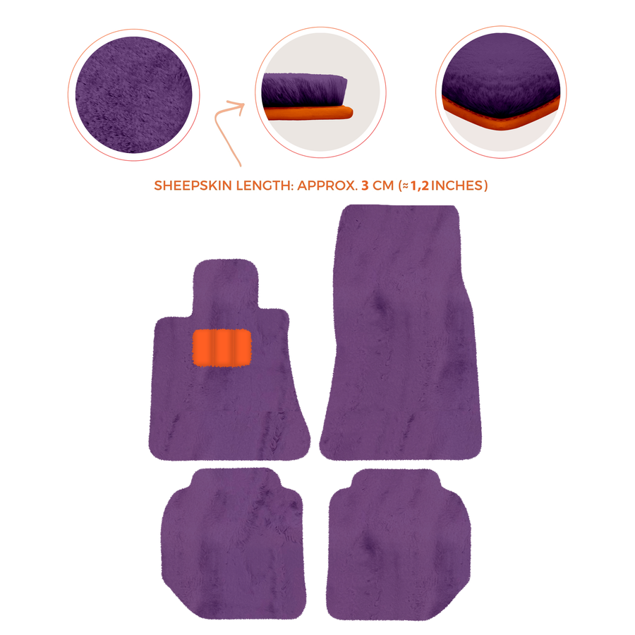 Luxury Sheepskin Floor Mats for Rolls-Royce Ghost Series I (2010-2014)