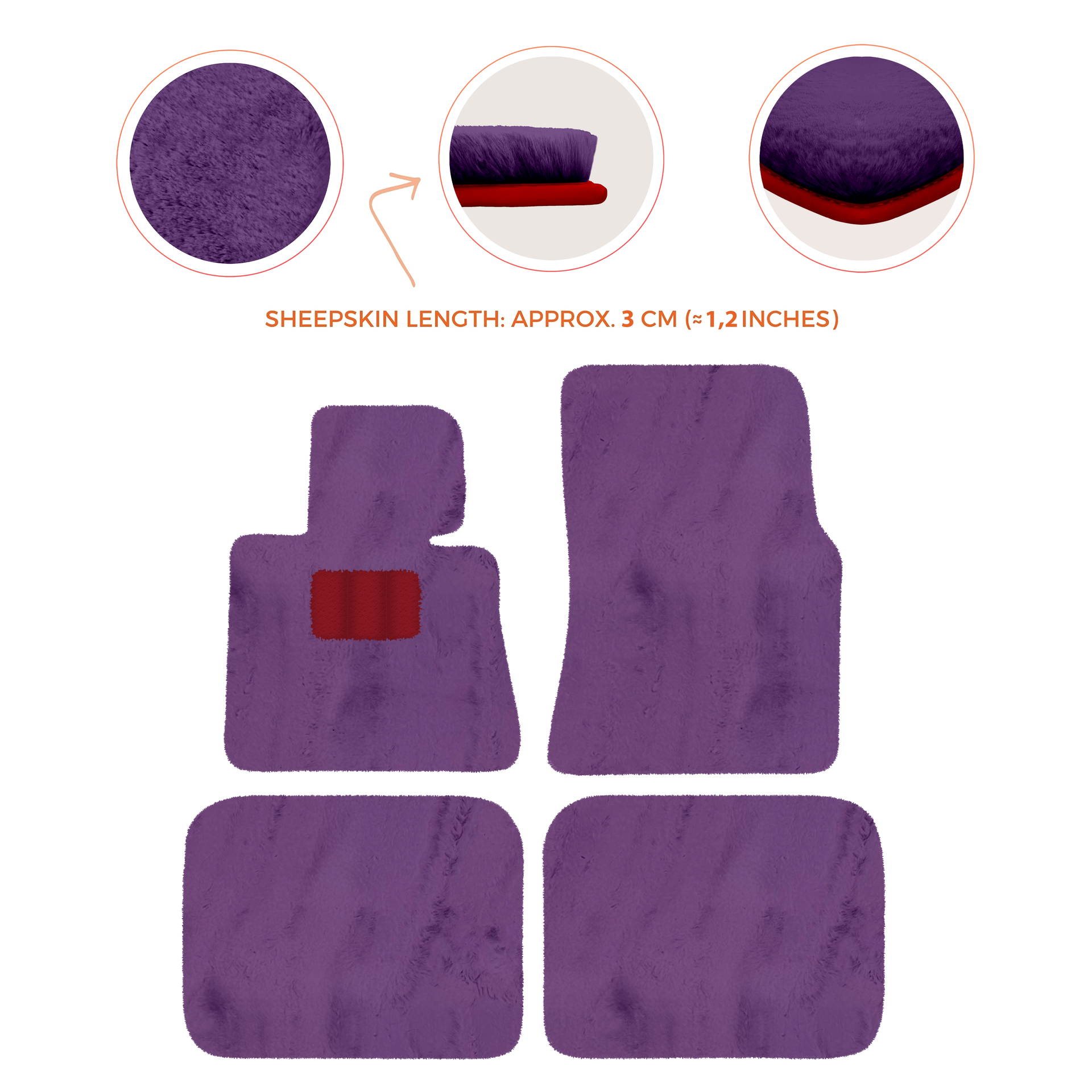 Luxury Sheepskin Floor Mats for Rolls-Royce Ghost Series I (2010-2014)