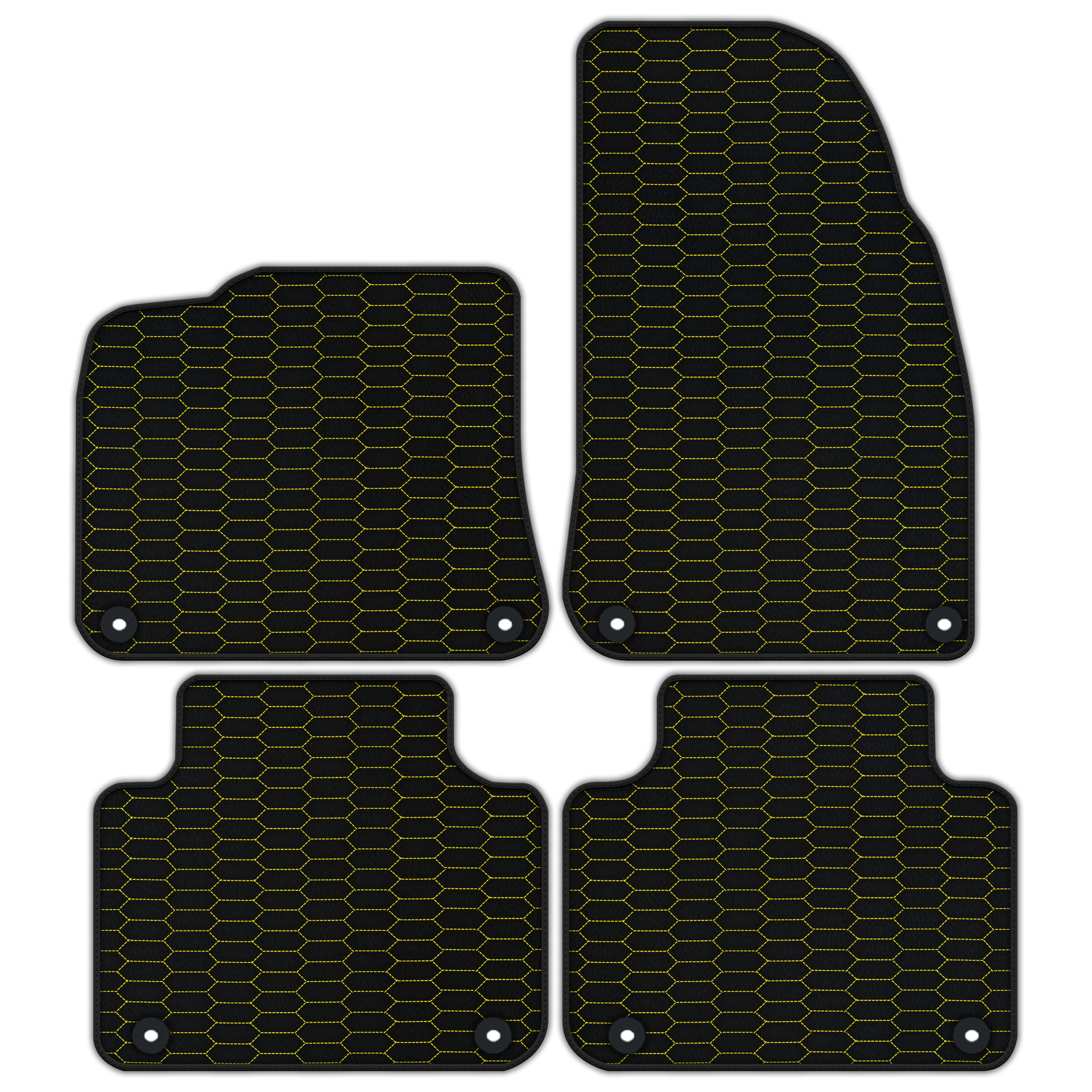 Custom High-Quality Leather Floor Mats for Porsche Cayenne (2018-2023)