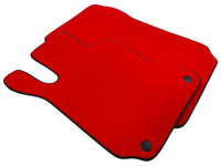 Red Floor Mats For Mercedes-Benz SL R231 2012–2020 Black Trim - AutoWin