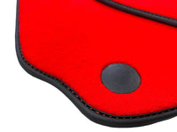 Red Floor Mats For Mercedes-Benz SL R231 2012–2020 Black Trim - AutoWin