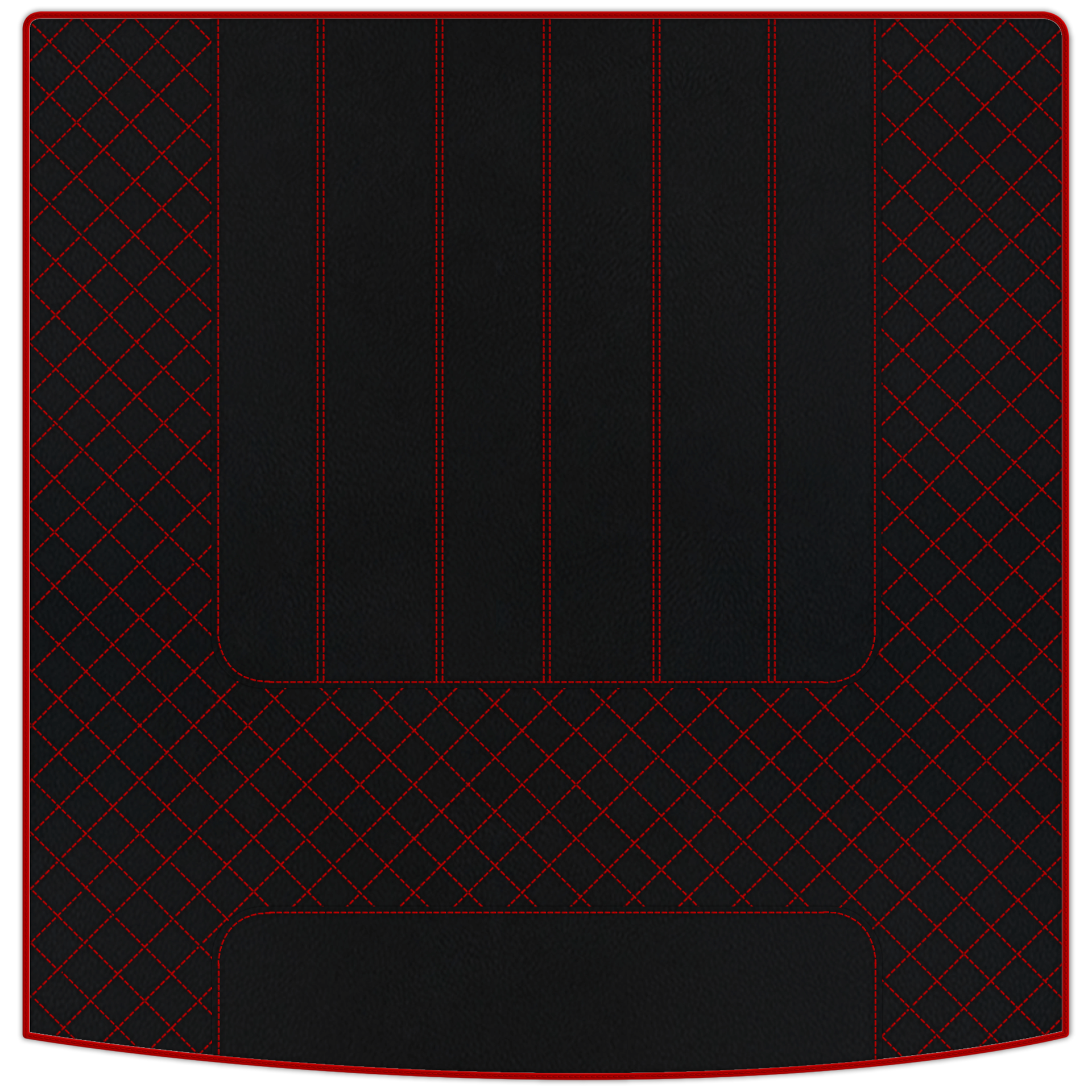 Premium Black Leather Floor Mats for Rolls Royce Shadow (1965-1977)