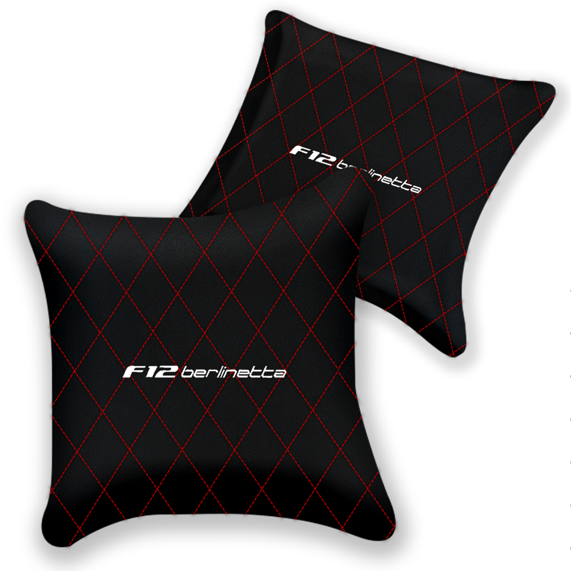 Customizable Black Leather Pillows for Ferrari California T 2015-2018