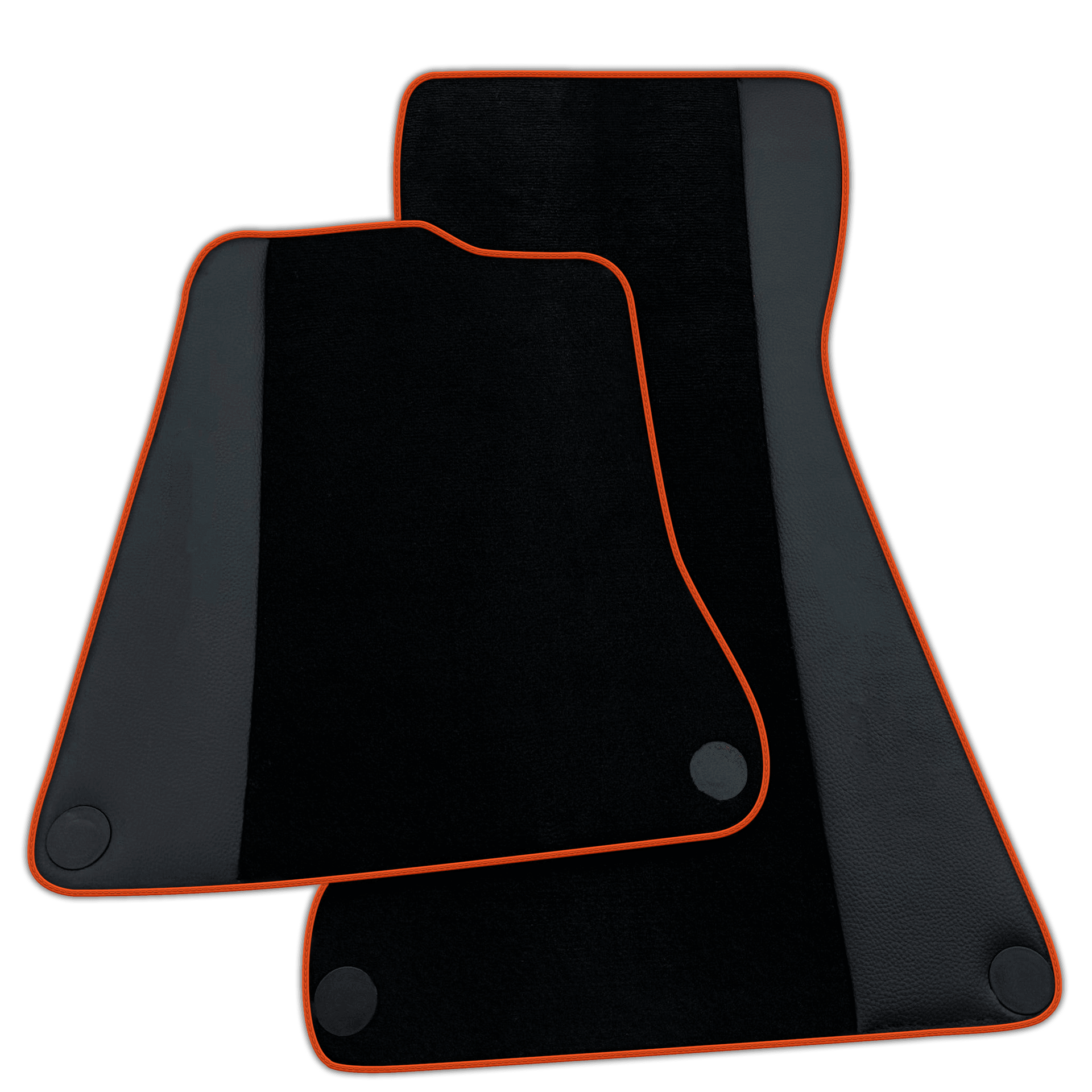 Black Floor Mats for McLaren MP4-12C (2011–2014) with Leather