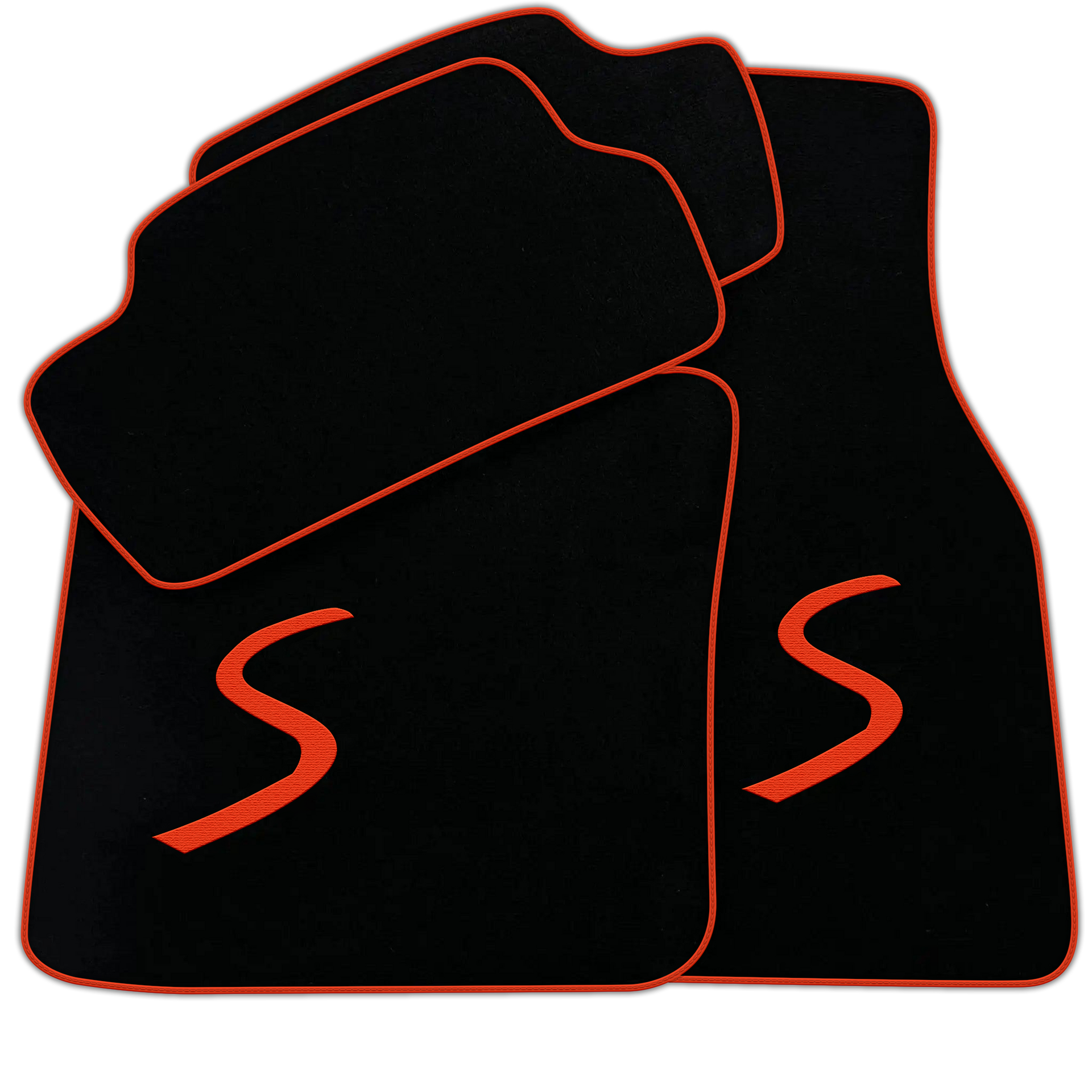 Black Floor Mats for Mini Cooper/One R50 (2001-2007)