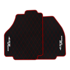 Black Leather Floor Mats for Ferrari 458 Spider (2012-2015) | Custom