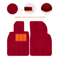 Premium Sheepskin Floor Mats for Porsche Cayenne (2018-2023)