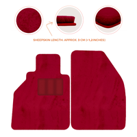 Premium Sheepskin Floor Mats for Porsche 986 Boxster (1996-2004)