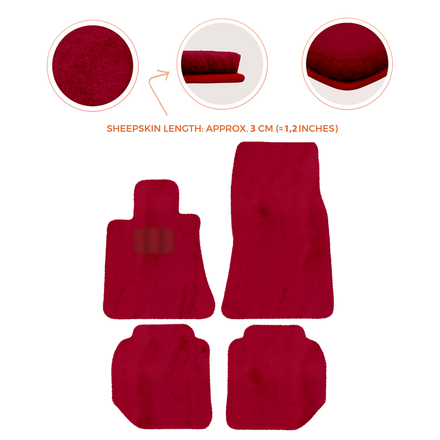 Luxury Sheepskin Floor Mats for Rolls-Royce Ghost Series I (2010-2014)