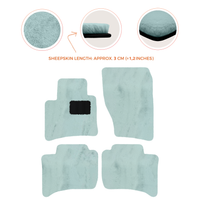 Premium Sheepskin Floor Mats for Porsche Cayenne (2010-2018)