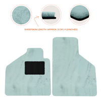 Premium Sheepskin Floor Mats for Lamborghini Aventador (2012-2022)