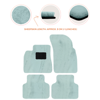 Premium Luxury Sheepskin Floor Mats for Bentley Bentayga 2015-2023