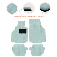 Premium Luxury Sheepskin Floor Mats for Ferrari Roma (2021-2024)