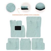 Premium Sheepskin Floor Mats for Ferrari 296 GTS (2022-2025)