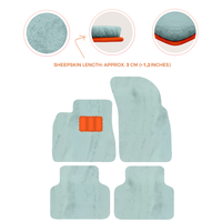 Premium Luxury Sheepskin Floor Mats for Bentley Bentayga 2015-2023