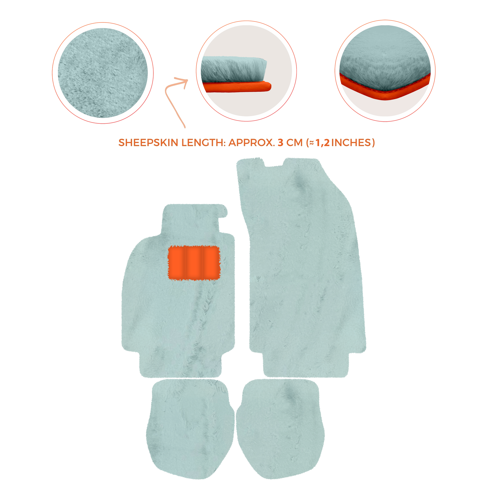 Rote Fußmatten für Porsche 911 - 964 (1989-1994) - AutoWin