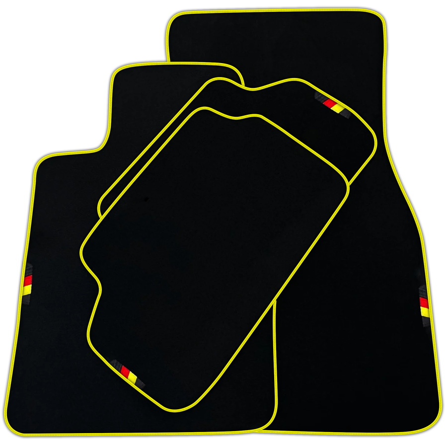 Black Mats For BMW Gran Tourer F46 (2015-2022) 7 Seats Germany Edition | Various Trim Colors