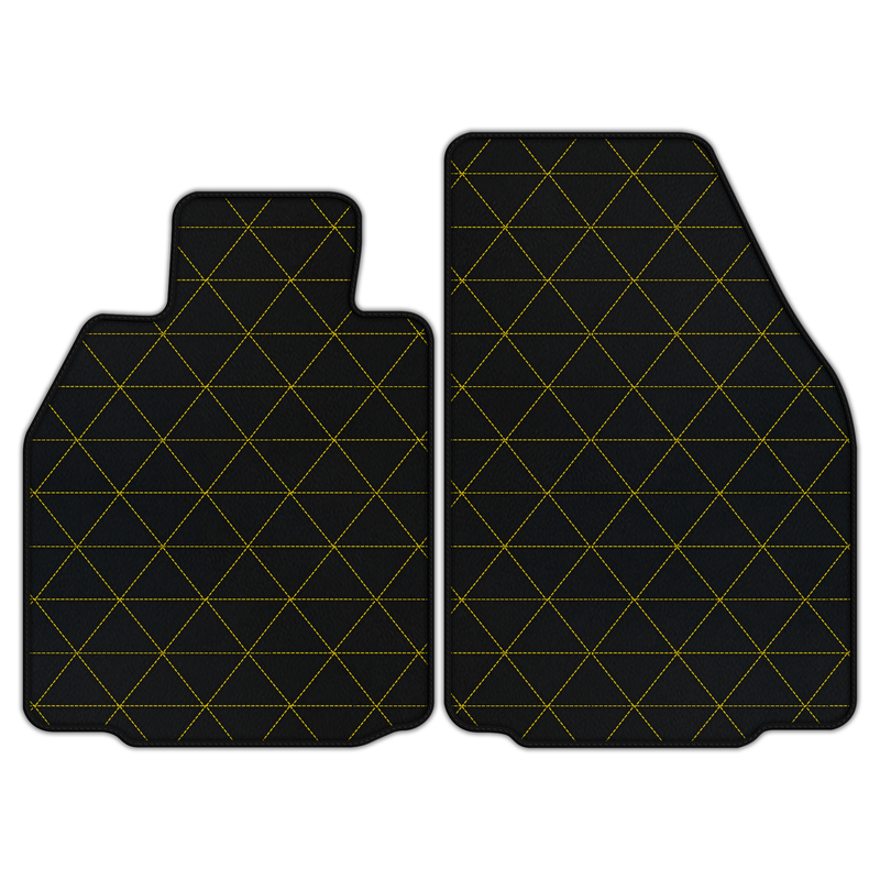 Customizable Leather Floor Mats with Triangle Pattern for Porsche 911 GT3 RS (997) 2006–2011