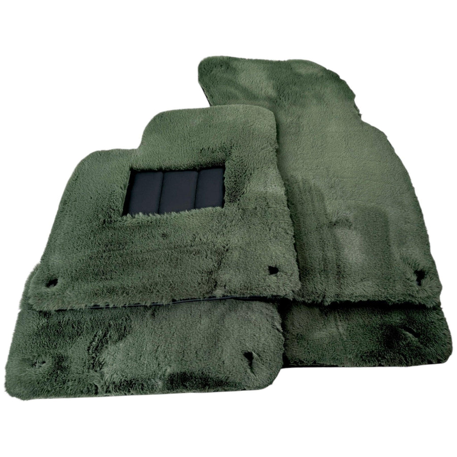 Various Colors of Sheepskin Floor Mats Tailored for the Aston Martin DBS Superleggera (2018-2023) Coupe - AutoWin