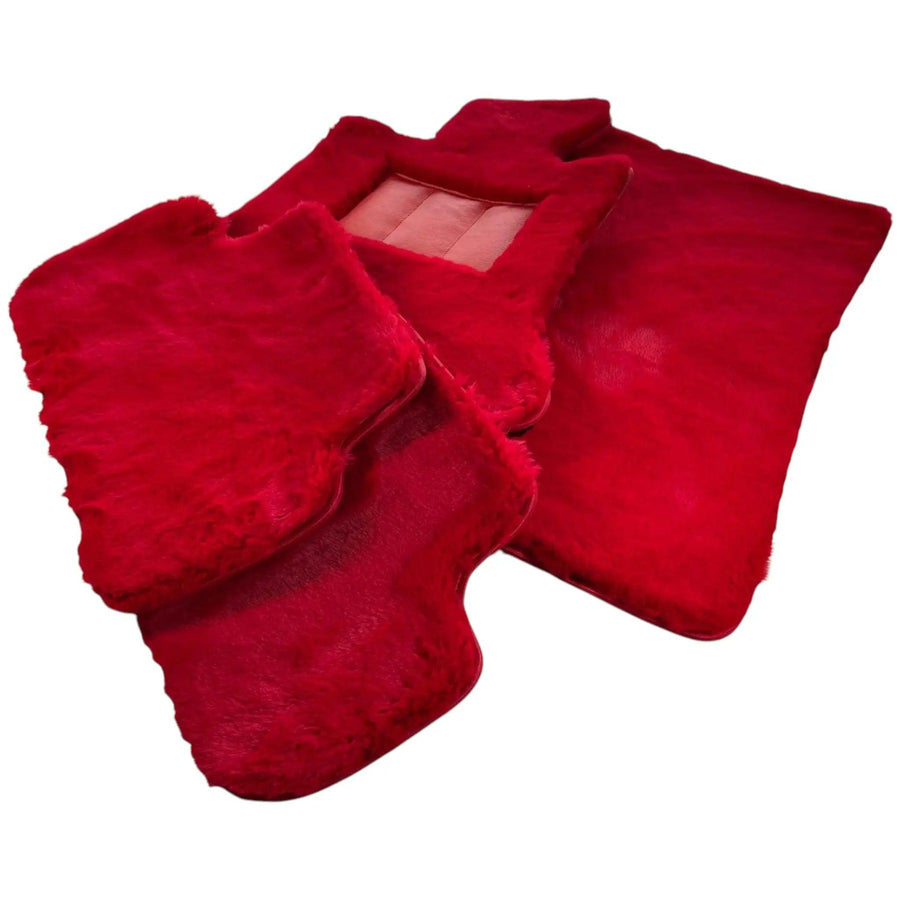 Various Colors of Sheepskin Floor Mats Tailored for the Lexus GS 300 2WD (2005-2011) - AutoWin
