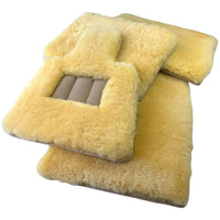 Various Colors of Sheepskin Floor Mats Tailored for the Lexus SC 430 (2001-2010) - AutoWin