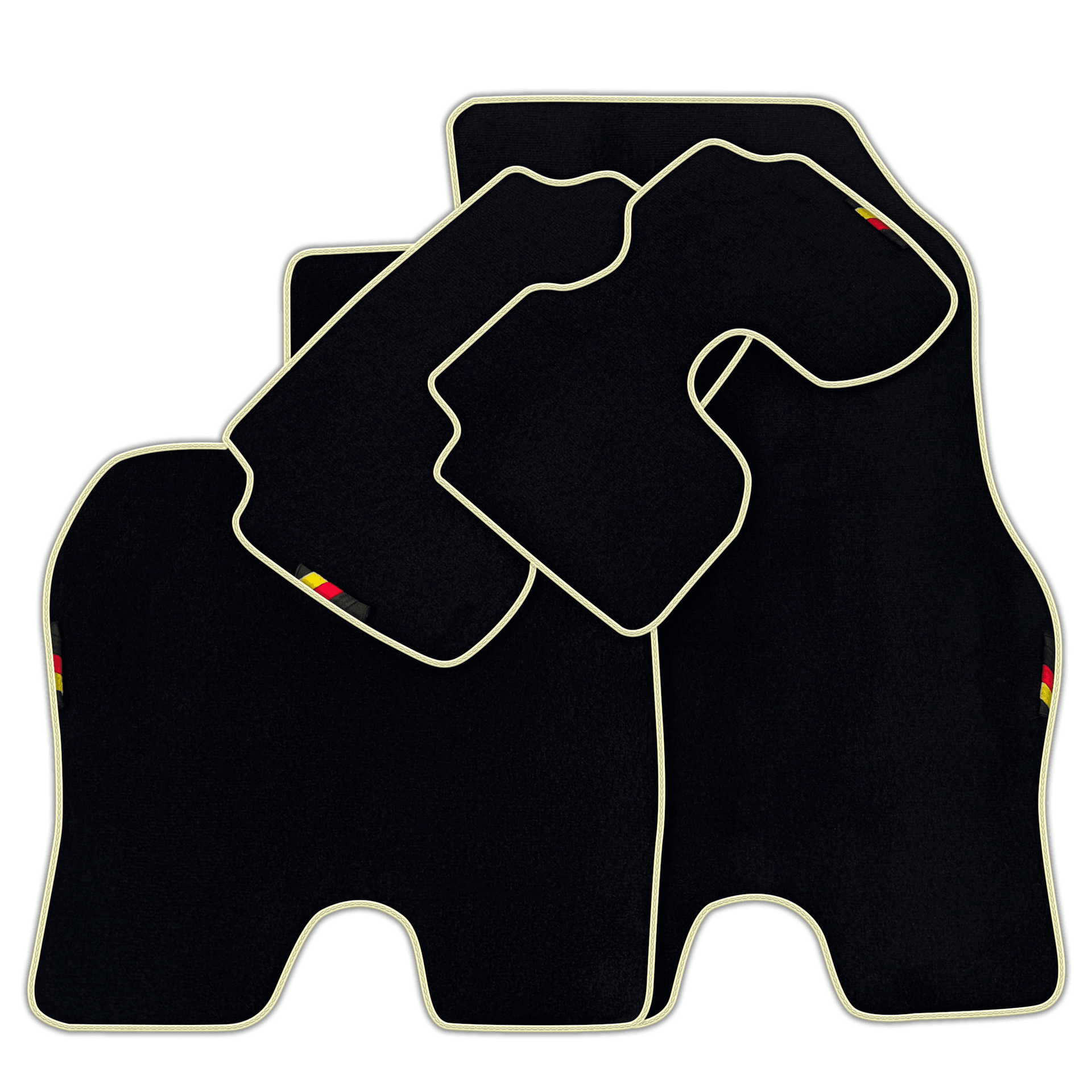 Black Floor Mats for BMW i8 German Edition | Various Trim Colors