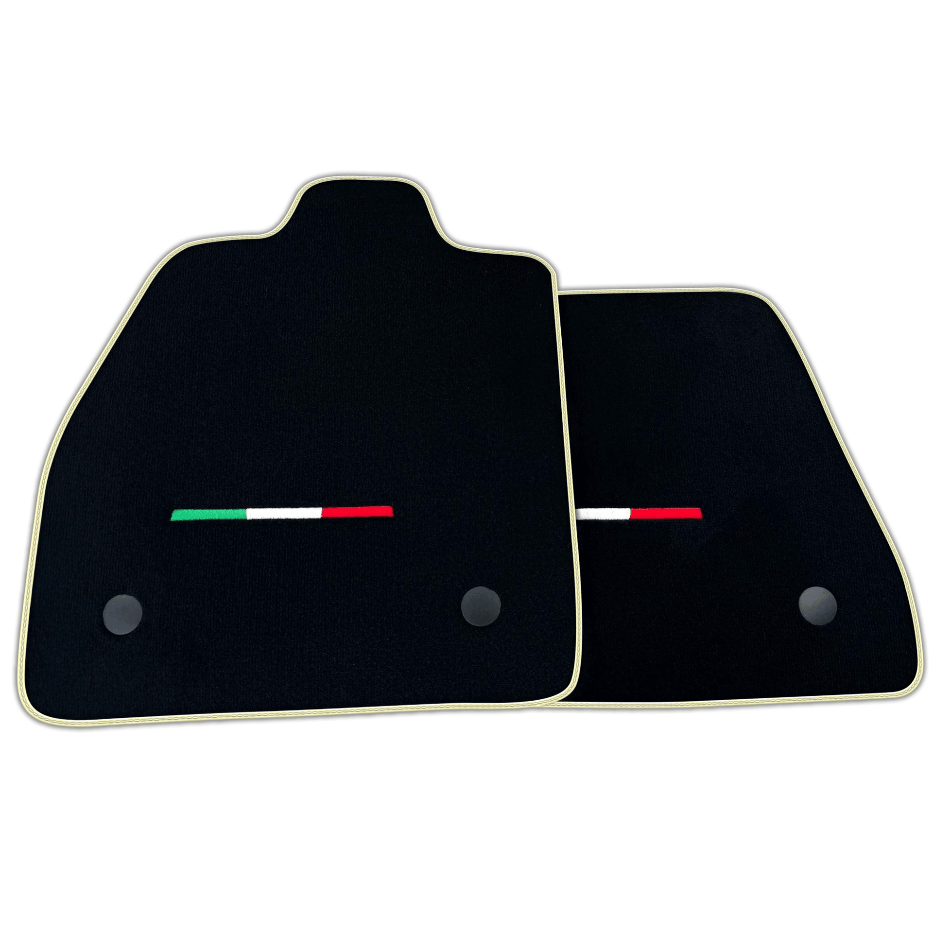 Black Floor Mats For Maserati MC20 (2020-2023) Italy Edition | Various Trim Colors