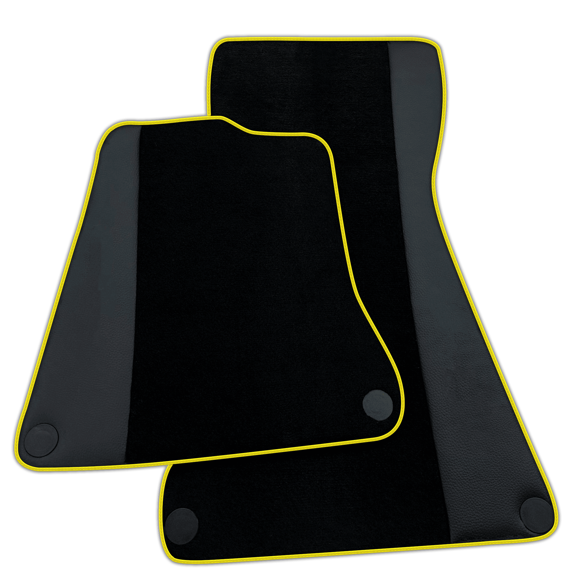 Black Floor Mats for McLaren MP4-12C (2011–2014) with Leather