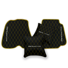 Premium Black Leather Floor Mats for Ferrari F12 (2012-2022)