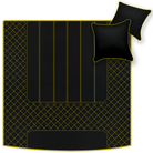 Black Leather Floor Mats for Bentley Bentayga (2015-2023) | AW1 Design
