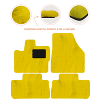 Premium Sheepskin Floor Mats for 2003-2007 Land Rover Freelander