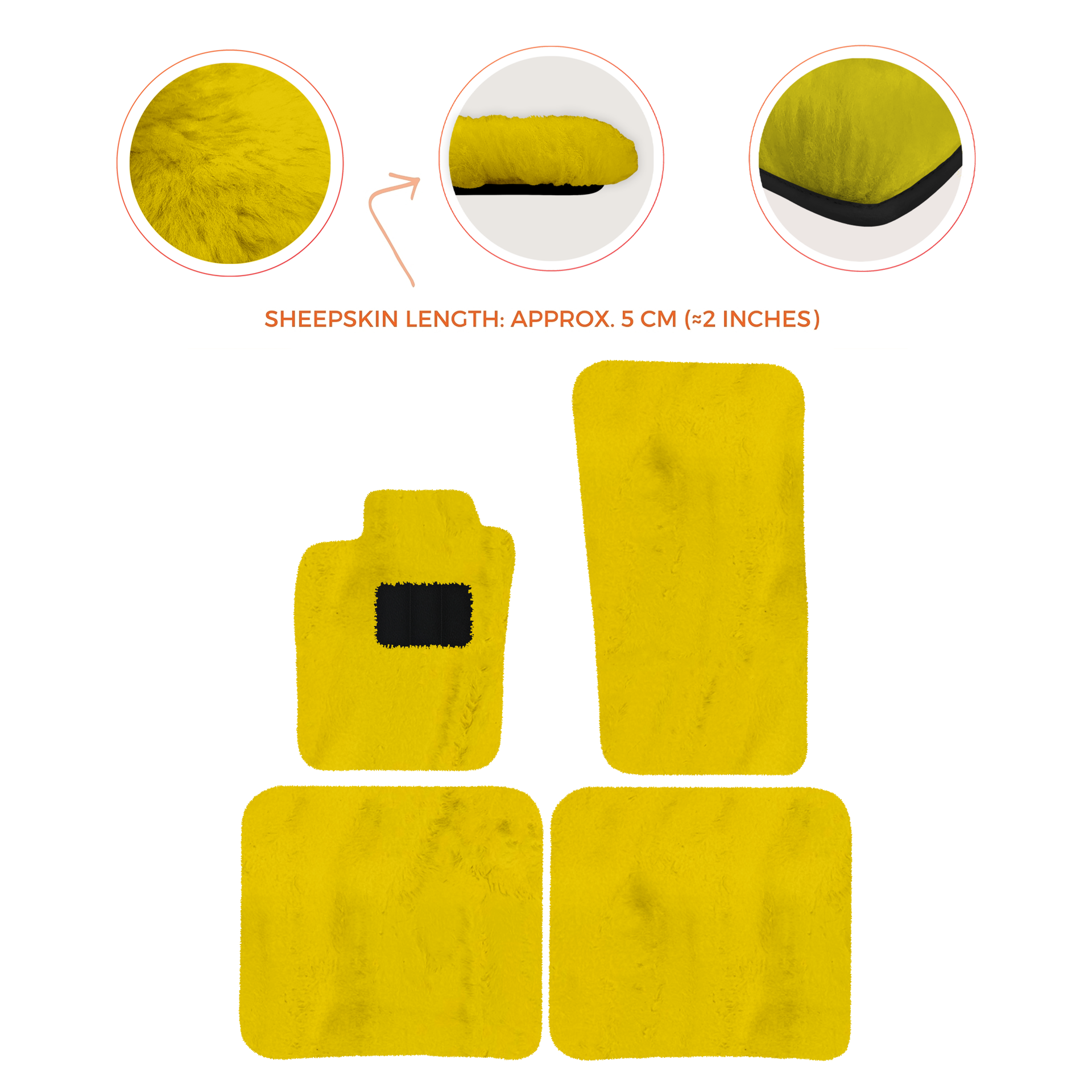 Premium Sheepskin Floor Mats for Bentley Bentayga (2015-2023)