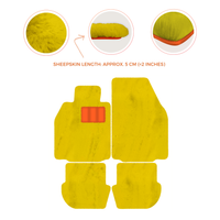 Premium Luxury Sheepskin Floor Mats for Porsche 911 (2004-2012)