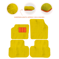 Luxury Sheepskin Floor Mats for Aston Martin V8 Coupe (1996-2000)