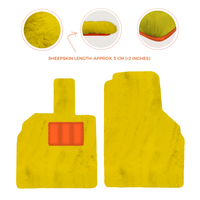 Premium Sheepskin Floor Mats for Lamborghini Aventador (2012-2022)