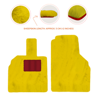 Premium Sheepskin Floor Mats for Lamborghini Aventador (2012-2022)